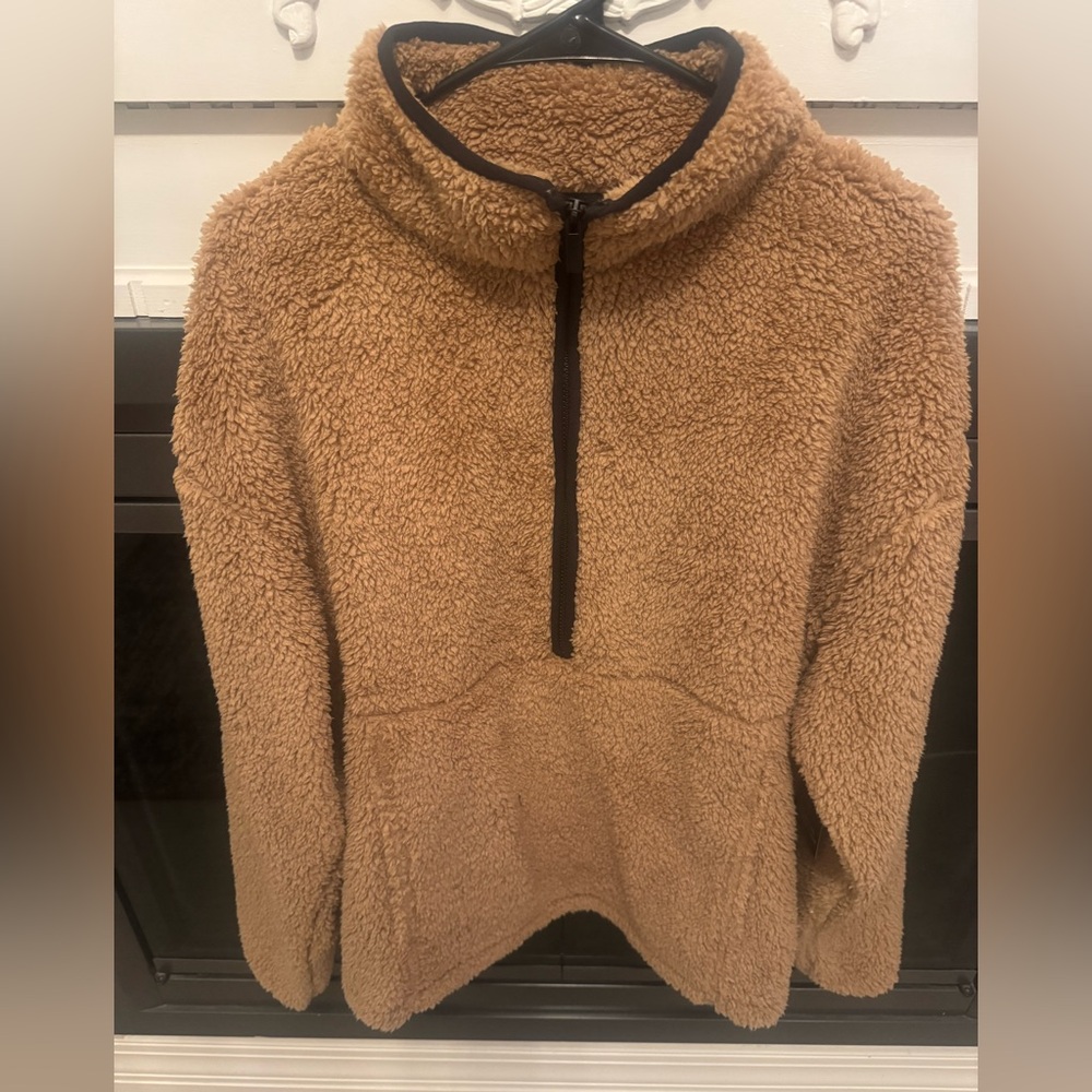 Sherpa quarter zip pullover